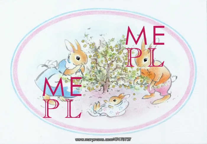  : Rabbits under gooseberry bush