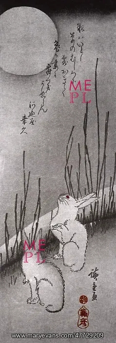  : Rabbits in Moonlight