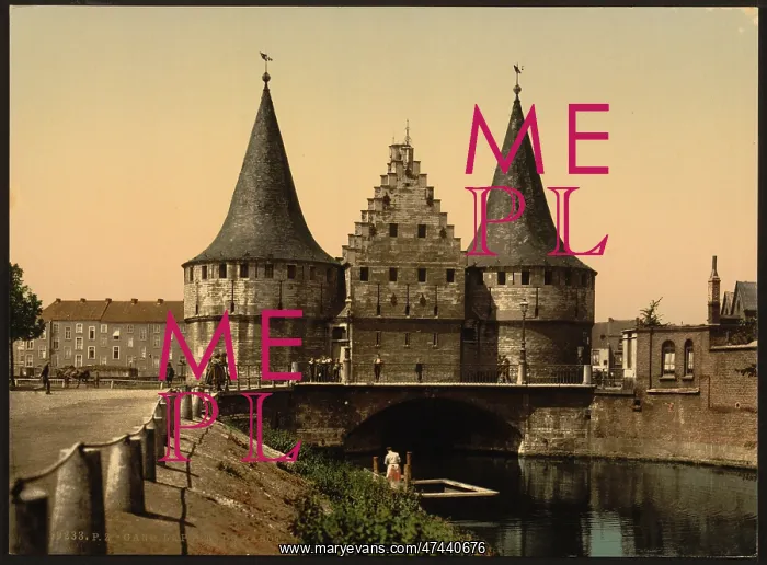 : The Rabot Gate, Ghent, Belgium : The Rabot Gate, Ghent, Belgium
