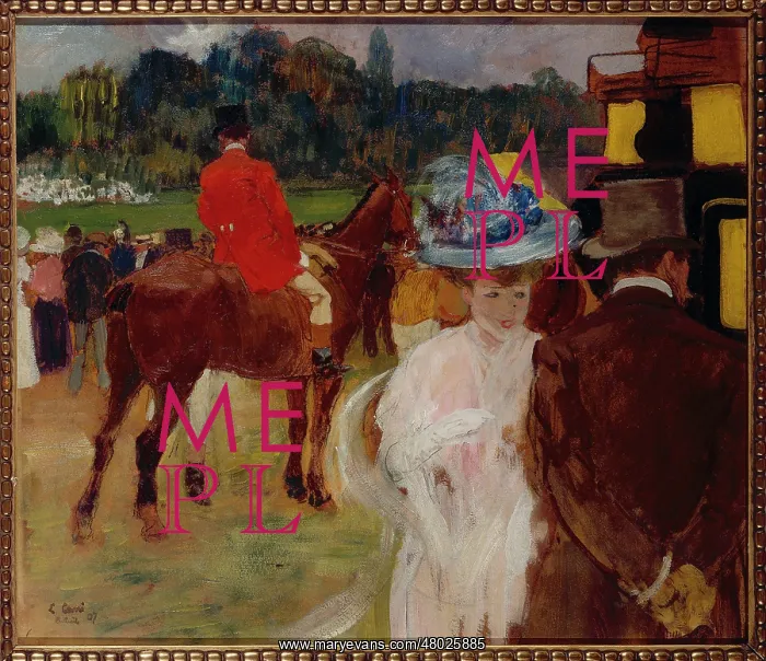 : At the Races in Auteuil, 1907 : At the Races in Auteuil, 1907