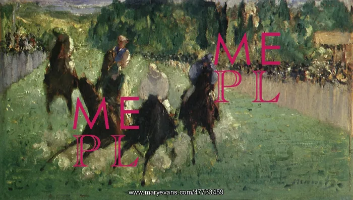 : At the Races, by Manet