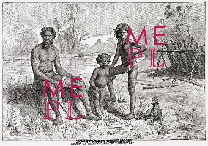 : RACIAL / ABORIGINE C1870 : RACIAL / ABORIGINE C1870
