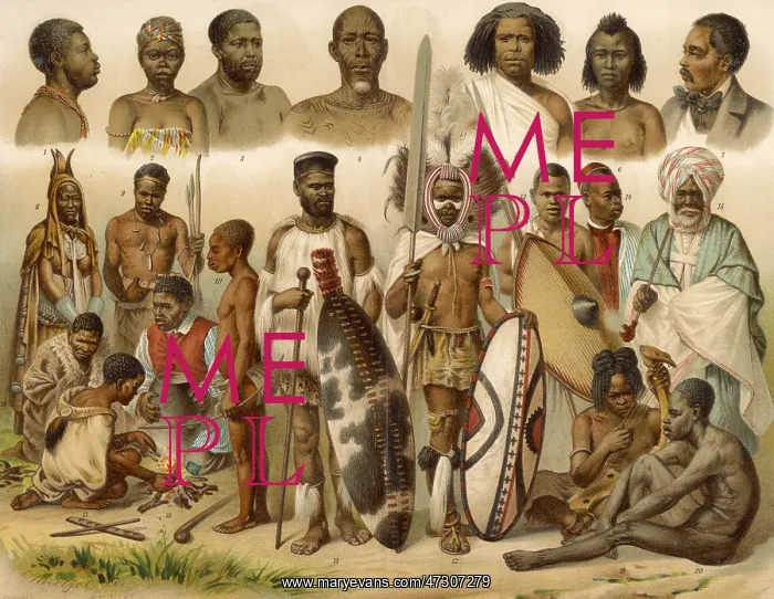 : RACIAL / AFRICAN TYPES 19C : RACIAL / AFRICAN TYPES 19C