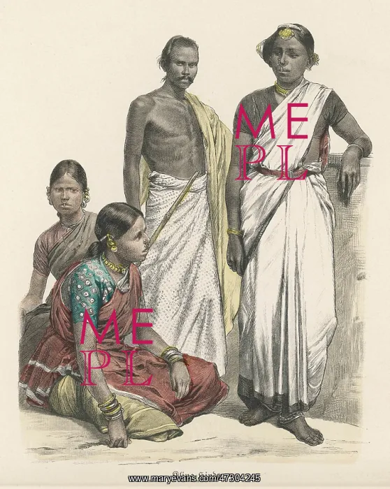  : RACIAL / INDIA / HINDUS 19C