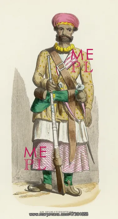 : RACIAL / INDIA / SEPOY 1850