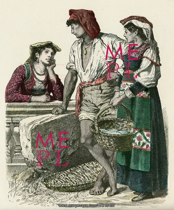 : RACIAL / ITALY / NAPLES 19C : RACIAL / ITALY / NAPLES 19C