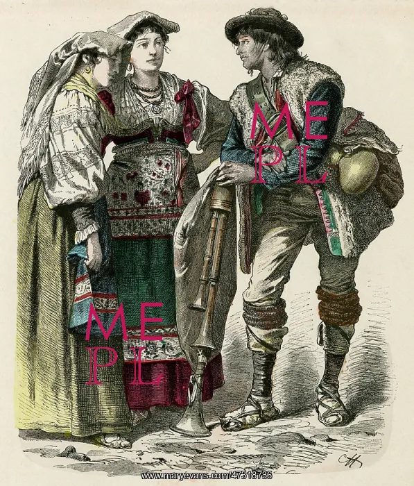 : RACIAL / ITALY / NAPLES 19C : RACIAL / ITALY / NAPLES 19C