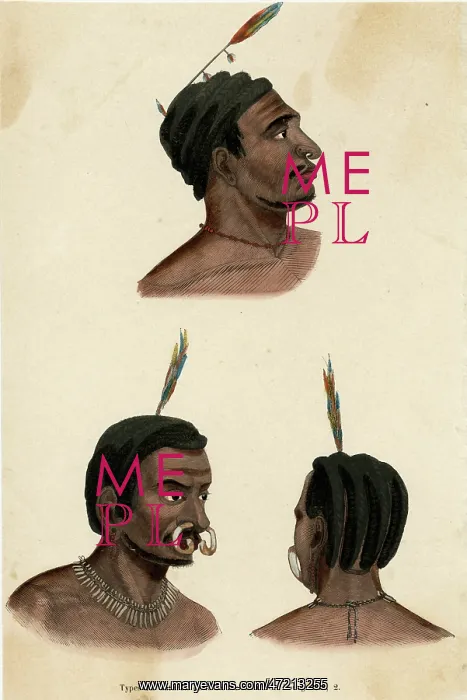  : RACIAL / NEW GUINEA 3 MEN