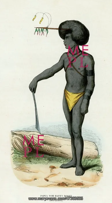  : RACIAL / NEW GUINEA NATIVE