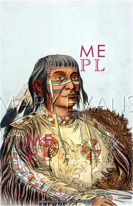  : RACIAL / OJIBWA CHIEF 1830