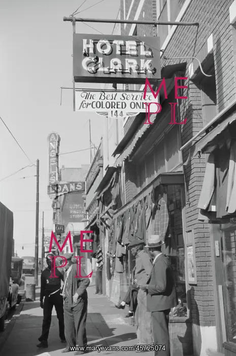: Racial segregation - racism - hotel - accommodations : Racial segregation - racism - hotel - accommodations
