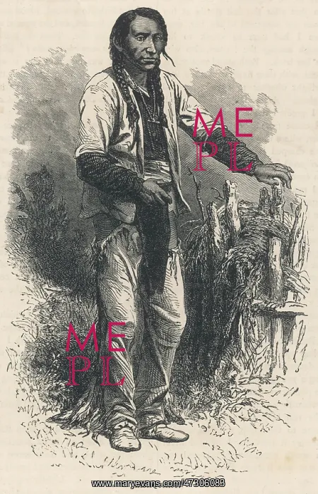  : RACIAL / SHOSHONE MAN 1860