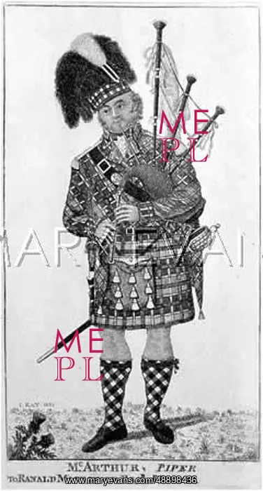 : RACIAL TYPES / SCOTS PIPER