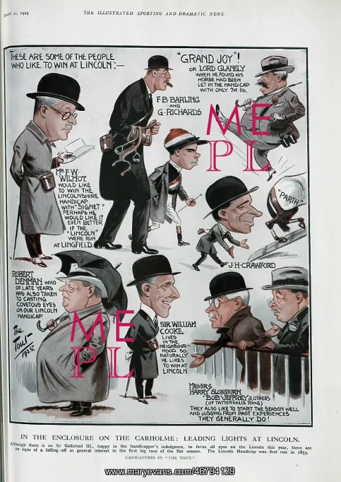 : Racing Caricatures : Racing Caricatures
