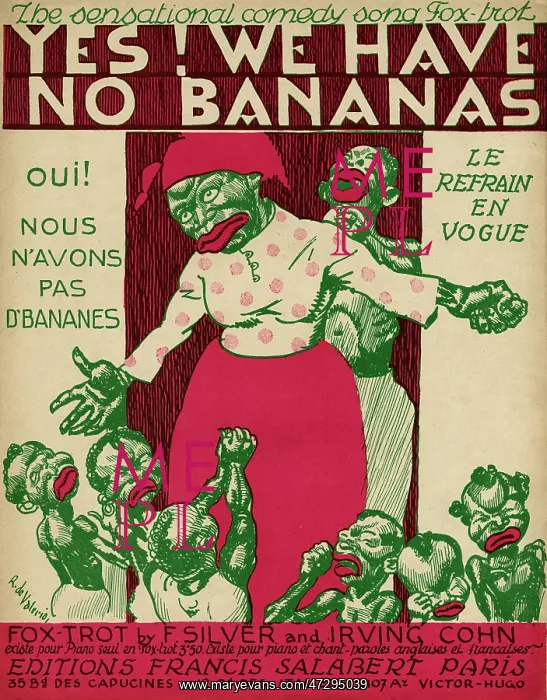 : RACIST / NO BANANAS 1923 : RACIST / NO BANANAS 1923