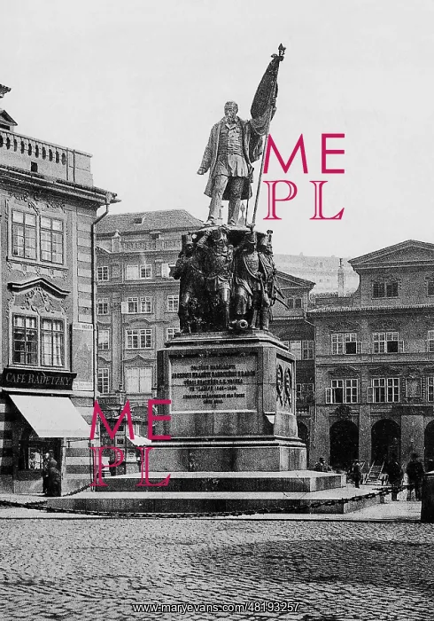 : The Radetzky monument in Prague : The Radetzky monument in Prague