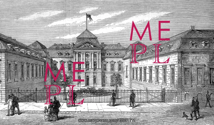 : The Radziwill Palace, Berlin, 1878 : The Radziwill Palace, Berlin, 1878