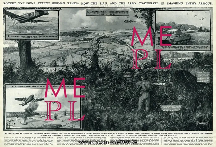 : RAF and Army cooperate against enemy by G. H. Davis : RAF and Army cooperate against enemy by G. H. Davis