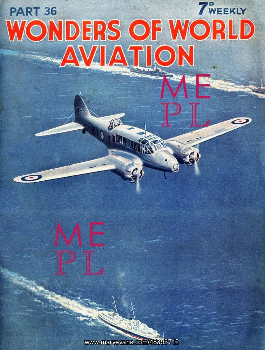 : RAF Avro Anson reconnaissance plane : RAF Avro Anson reconnaissance plane