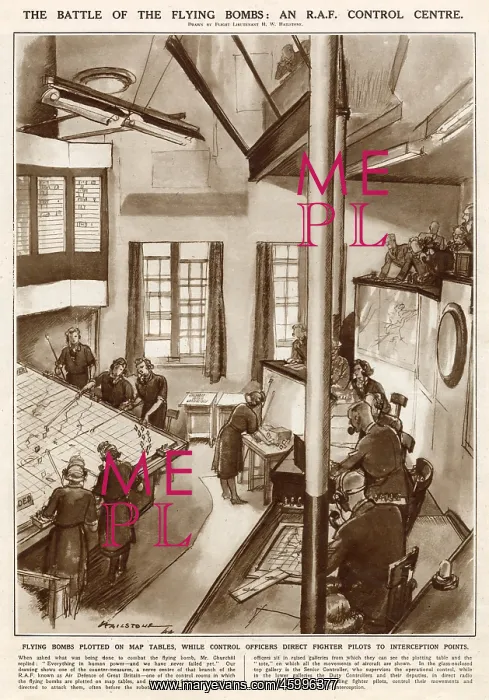 : RAF Control Centre; Second World War 1944 : RAF Control Centre; Second World War 1944