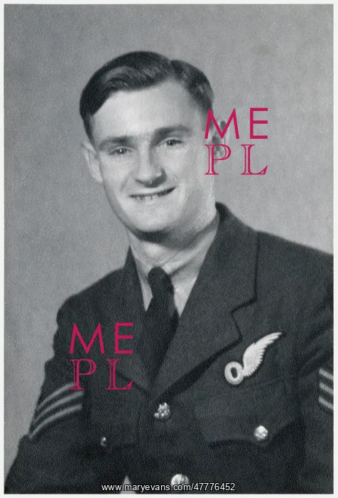 : RAF Crewman - John O'Byrne - portrait : RAF Crewman - John O'Byrne - portrait