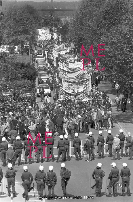 : RAF hunger strike - demonstration in Bonn 1989 : RAF hunger strike - demonstration in Bonn 1989