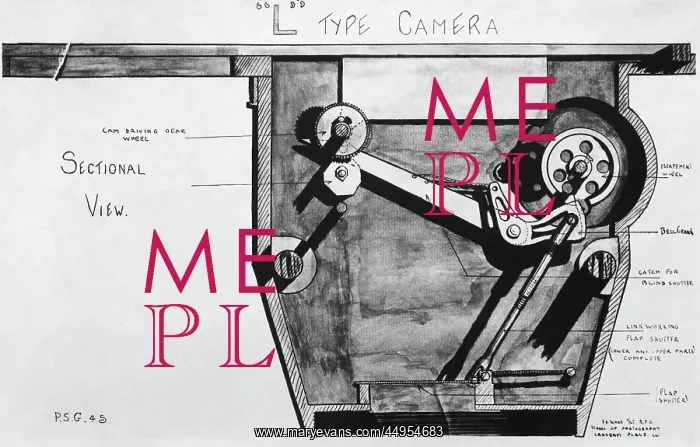 : RAF L-Type Aerial Photography Camera Cutaway Section - E? : RAF L-Type Aerial Photography Camera Cutaway Section - E?
