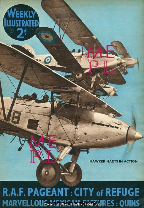  : RAF Pageant -- Hawker Harts in action