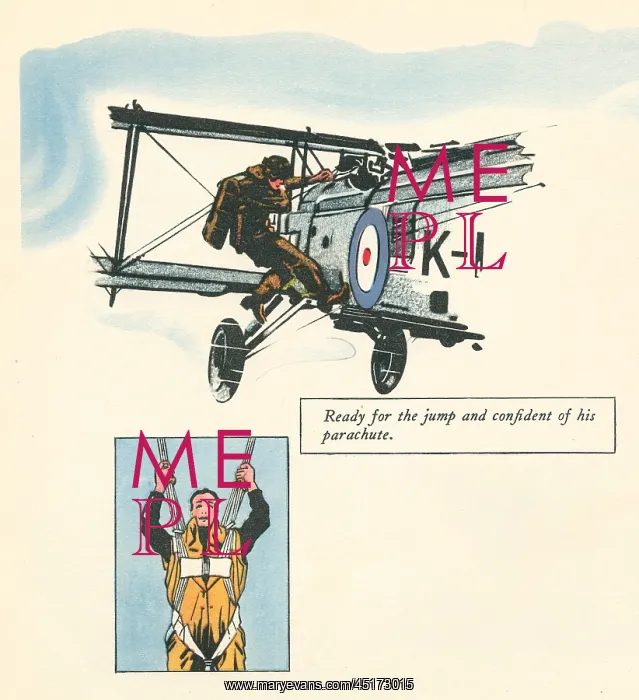 : R.A.F. Parachutist, WW2 : R.A.F. Parachutist, WW2