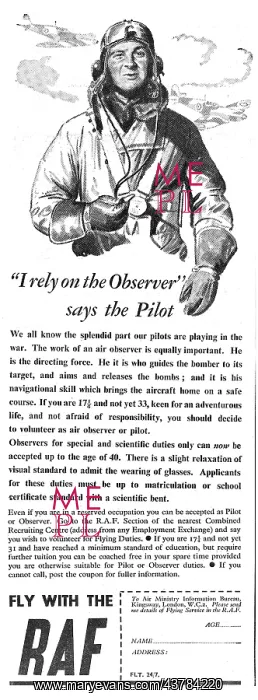 : RAF Recruitment. I Rely On The Observer : RAF Recruitment. I Rely On The Observer