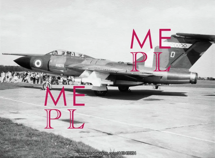 : RAF Squadron Gloster Javelin Based at Duxford in 1950S : RAF Squadron Gloster Javelin Based at Duxford in 1950S
