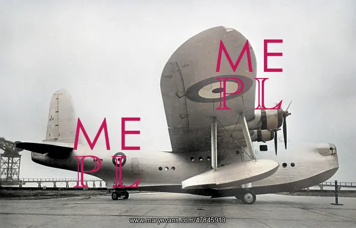 : RAF Sunderland flying boat unarmed prototype : RAF Sunderland flying boat unarmed prototype