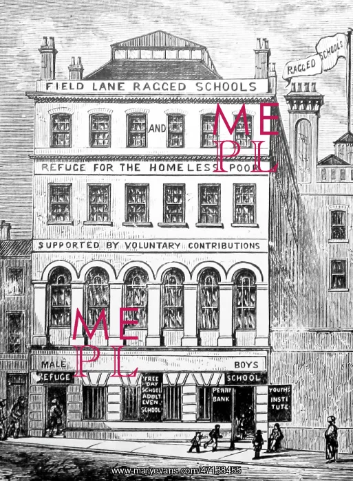 : Ragged School, Shoe Black Society, Saffron Hill, London : Ragged School, Shoe Black Society, Saffron Hill, London