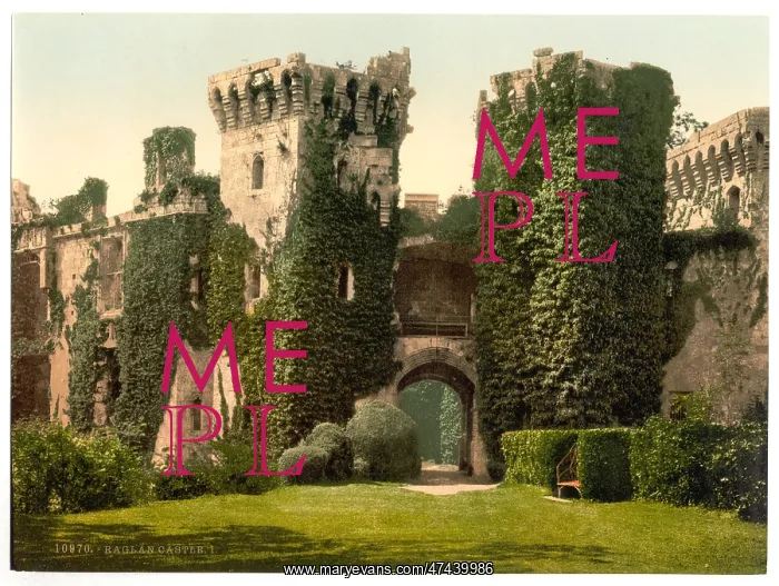 : Raglan Castle, I. England : Raglan Castle, I. England