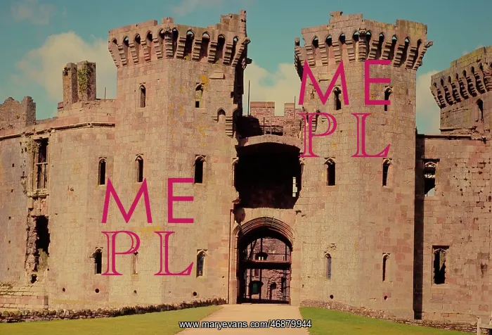 : Raglan Castle, near Raglan, Gwent : Raglan Castle, near Raglan, Gwent