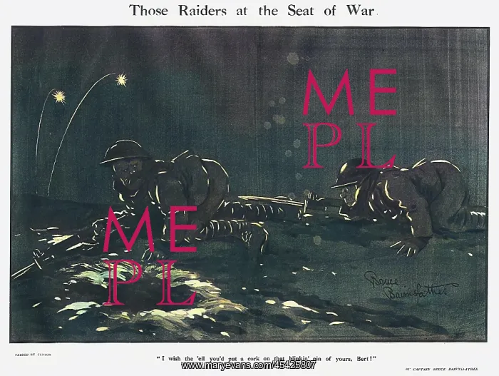 : Those Raiders at the Seat of War by Bruce Bairnsfather : Those Raiders at the Seat of War by Bruce Bairnsfather