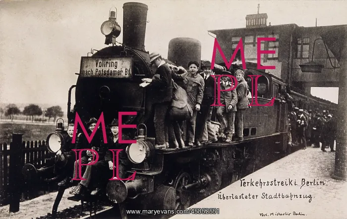 : RAIL STRIKE / BERLIN 1910 : RAIL STRIKE / BERLIN 1910