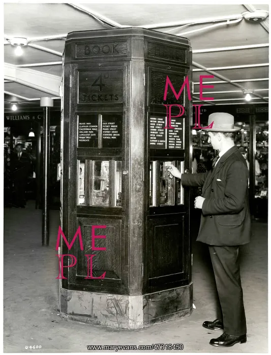 : Rail Ticket Machine - 1928 : Rail Ticket Machine - 1928