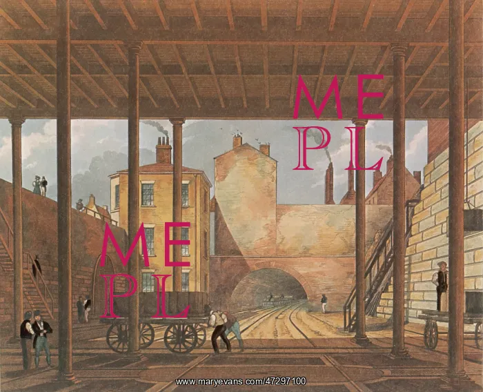 : Rail - Wapping Tunnel - 1830 : Rail - Wapping Tunnel - 1830
