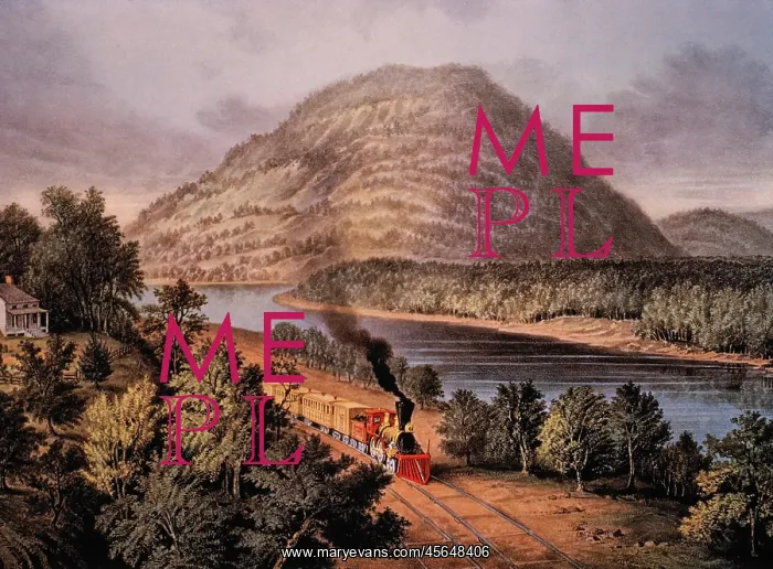 : Railroad - Currier & Ives - train : Railroad - Currier & Ives - train