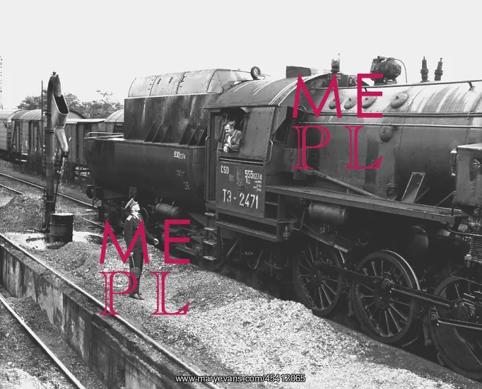 : Railroad - steam locomotive - engineer - train : Railroad - steam locomotive - engineer - train