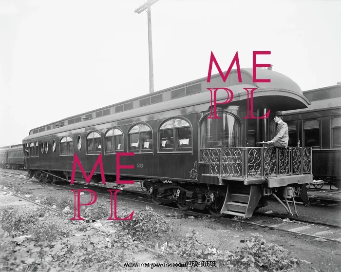 : Railroad - Train - Transportation - Parlor Car : Railroad - Train - Transportation - Parlor Car