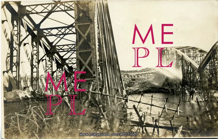 : Railway Bridge Destruction, Ketten, Thuringia : Railway Bridge Destruction, Ketten, Thuringia
