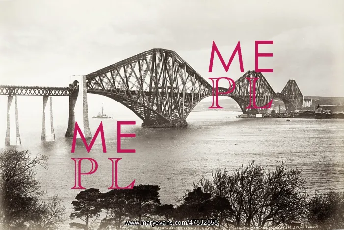 : Railway bridge over the Firth of Forth, Scotland : Railway bridge over the Firth of Forth, Scotland