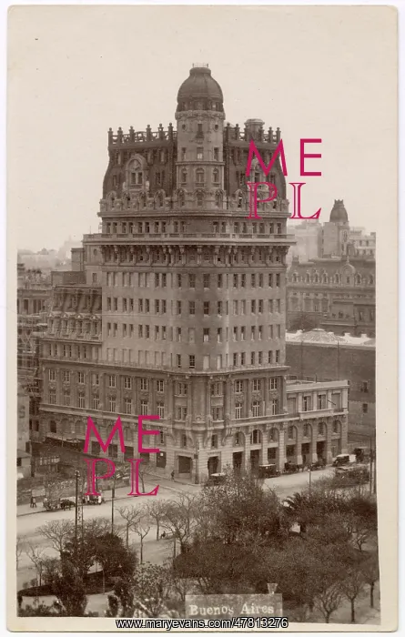 : Railway building, Buenos Aires, Argentina, South America : Railway building, Buenos Aires, Argentina, South America