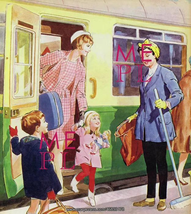 : The Railway Carriage Cleaner : The Railway Carriage Cleaner