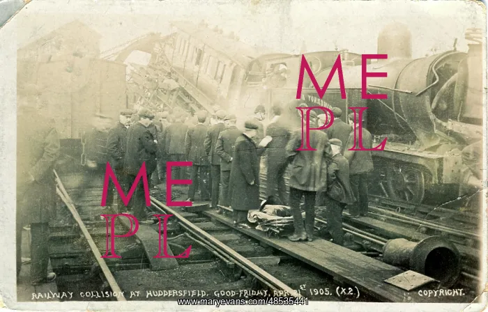 : Railway Disaster, Huddersfield, Yorkshire : Railway Disaster, Huddersfield, Yorkshire