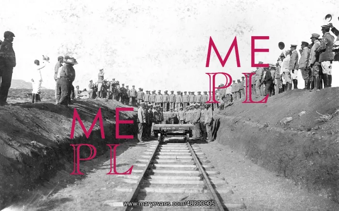 : Railway between Luederitz and Kubub, 1906 : Railway between Luederitz and Kubub, 1906