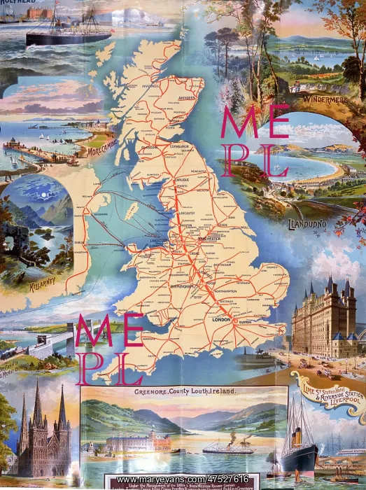  : Railway Map of England