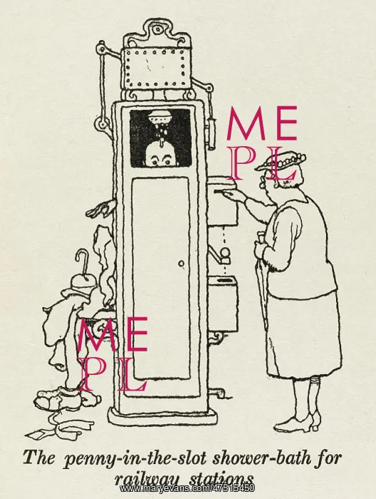 : Railway shower - W H Robinson : Railway shower - W H Robinson